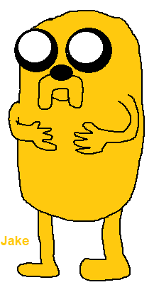 217x412 my drawing of jake the dog - Jake The Dog Drawing