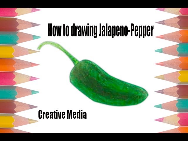640x480 how to drawing jalapeno pepper drawing of vegetables and fruits - Jalapeno Drawing