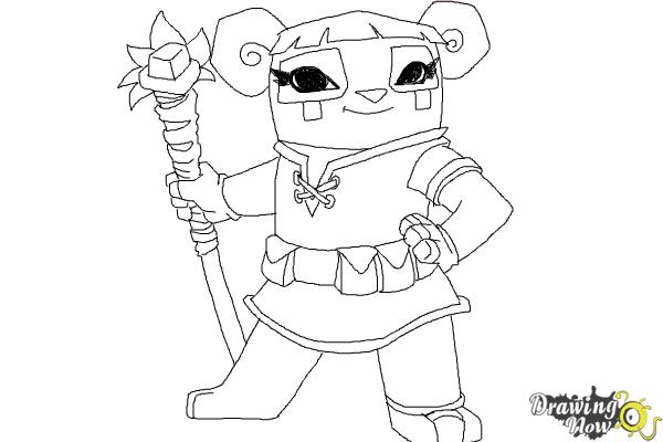 600x400 how to draw liza from animal jam - Jam Drawing