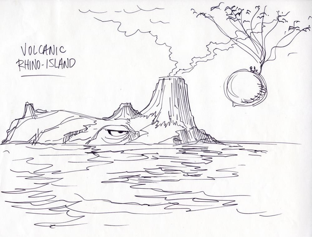 1000x761 Four - James And The Giant Peach Drawings