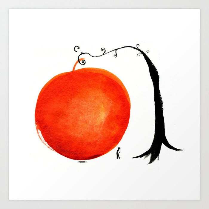 700x700 James And The Giant Peach Art Print - James And The Giant Peach Drawings