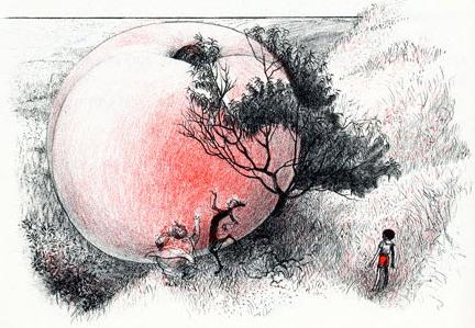 432x299 Nancy Ekholm Burkert And The Giant Peach The Belated Nerd - James And The Giant Peach Drawings