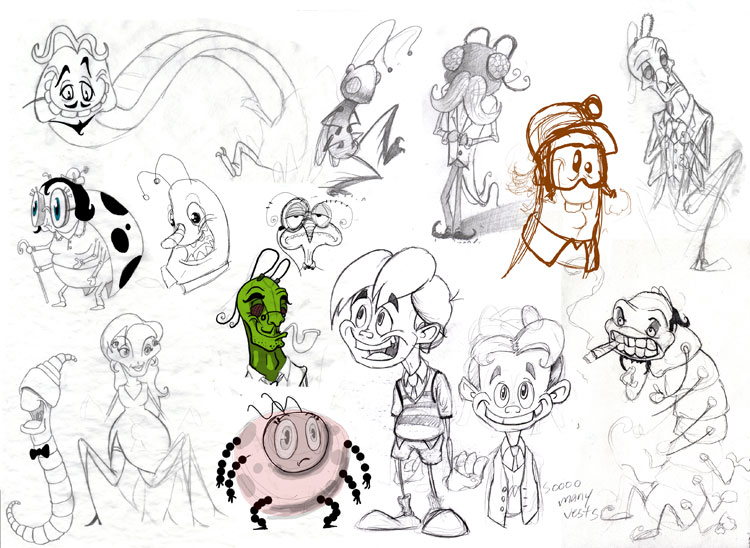 750x548 Dave Armstrong Presents Mildly Enjoyable Artwork James - James And The Giant Peach Drawings