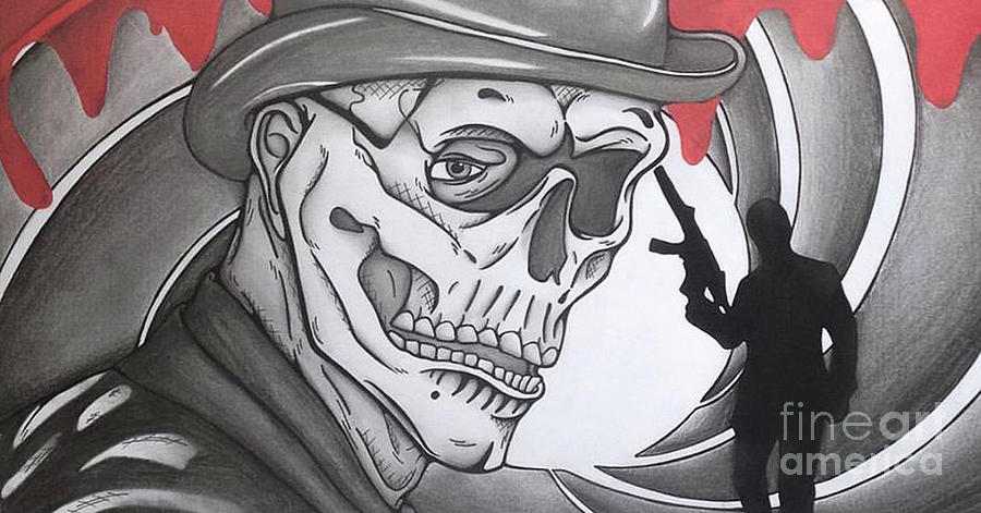 900x471 james bond spectre drawing - James Bond Drawing