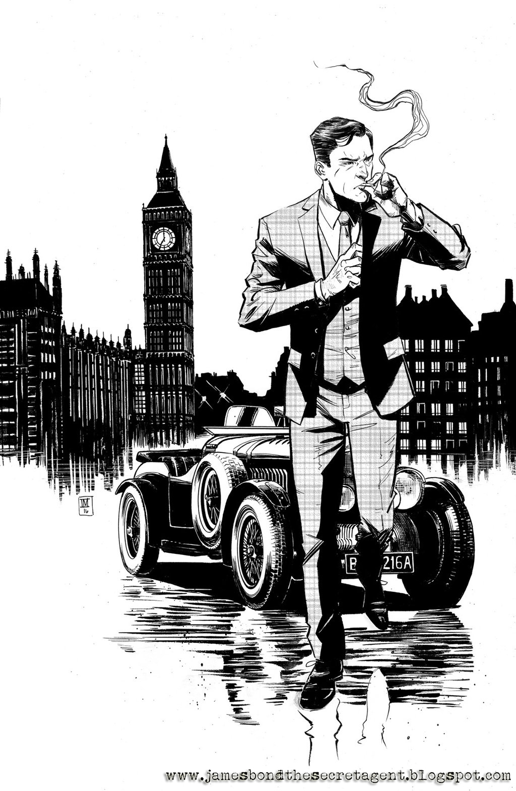 1024x1568 james bond drawing high quality drawing skill - James Bond Drawing