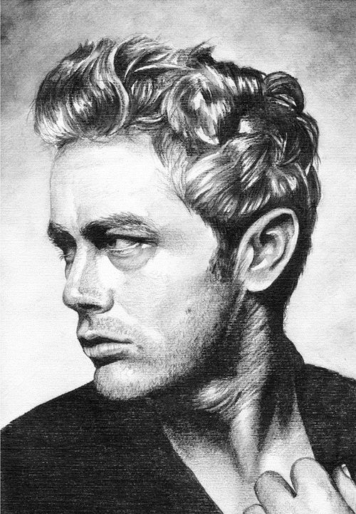 500x721 James Dean Drawing Pinned From Pinto For Ipad - James Dean Drawing