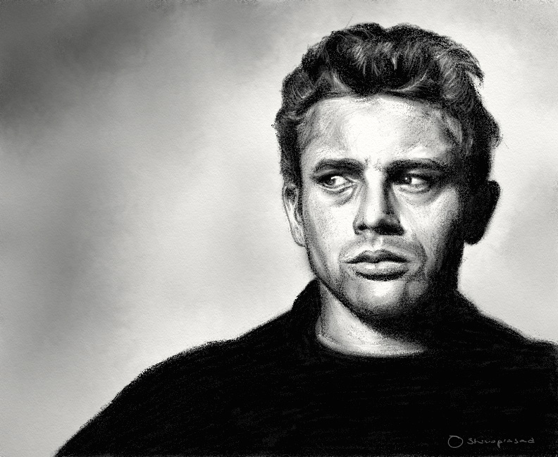 792x648 A Drawing Of James Dean Bombay Drift Art Blog - James Dean Drawing