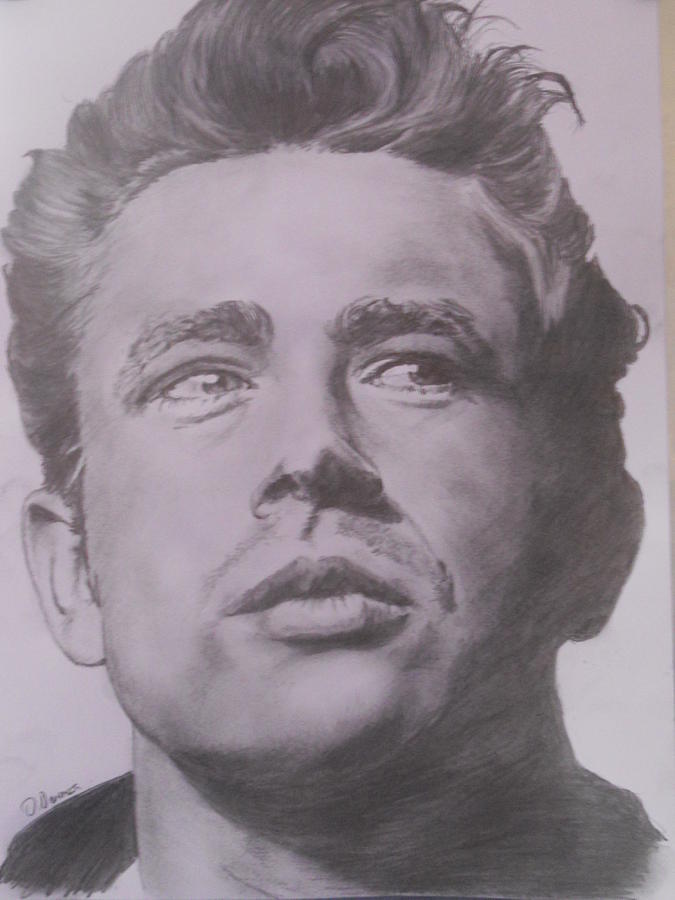 675x900 James Dean Drawing - James Dean Drawing