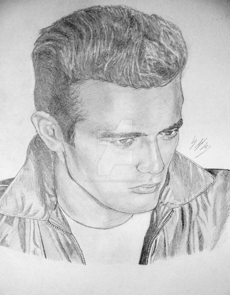 789x1012 My James Dean Drawing - James Dean Drawing