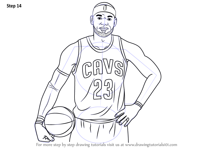844x598 Learn How To Draw Lebron James - James Drawing
