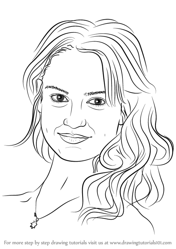 566x800 Learn How To Draw Lily James - James Drawing