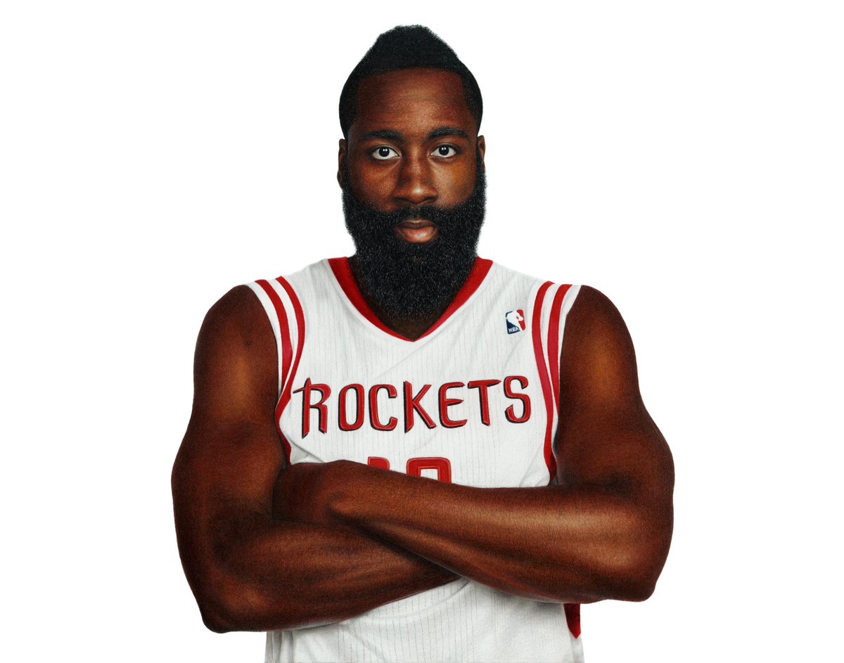 1200x943 Heather Rooney On Twitter Colored Pencil Drawing Of James Harden - James Harden Drawing