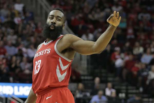 600x400 rockets' james harden drawing coach's praise as 'best ever' - James Harden Drawing