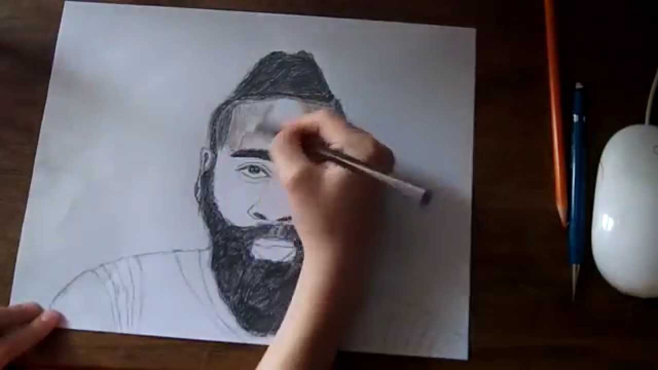 1280x720 Drawing James Harden - James Harden Drawing
