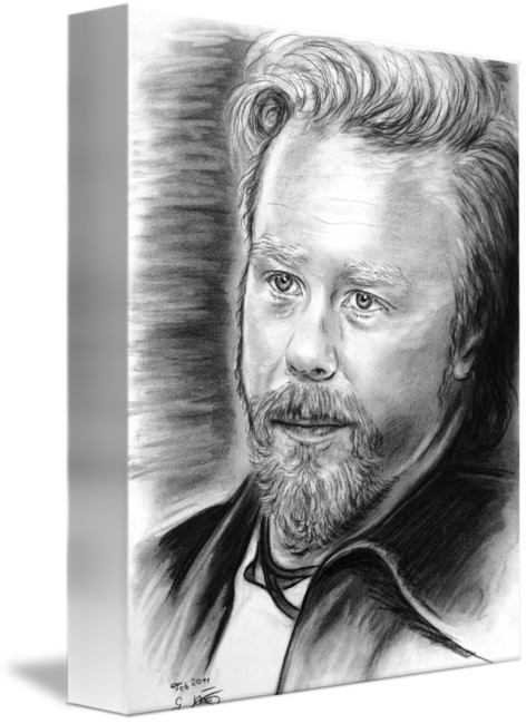 472x650 James Hetfield In Black And White - James Hetfield Drawing