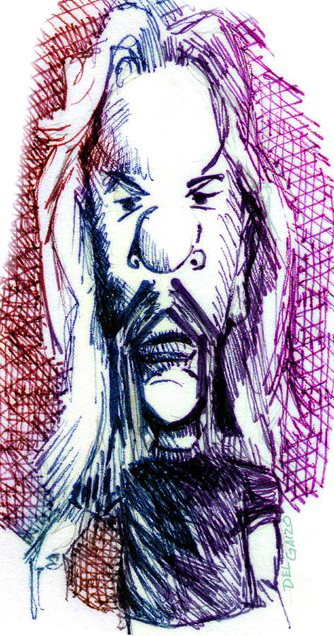 473x900 Metallica's James Hetfield Drawing - James Hetfield Drawing
