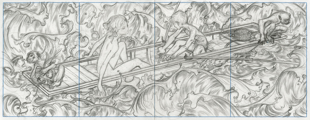 1000x387 james jean - James Jean Drawing