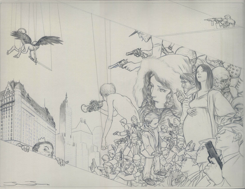 830x641 james jean - James Jean Drawing