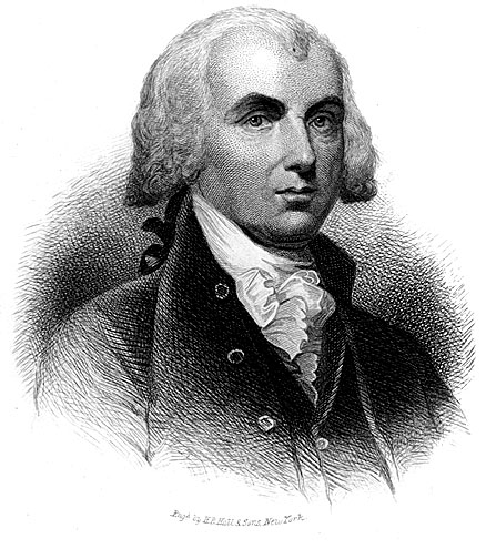 438x504 James Madison On How To Enforce The Constitution - James Madison Drawing