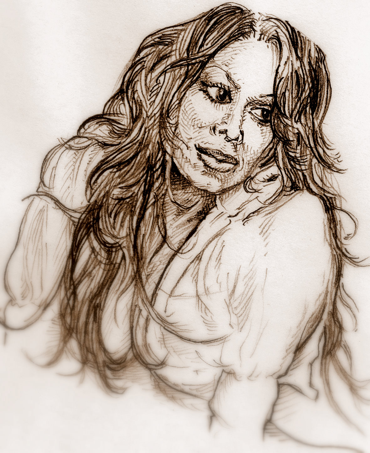 1182x1446 Those Amazing Humans - Janet Jackson Drawing