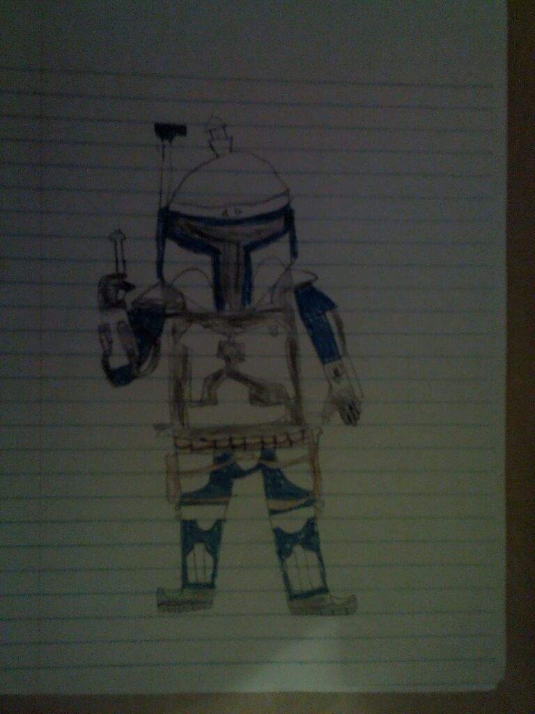 768x1024 jango fett drawing - Jango Fett Drawing