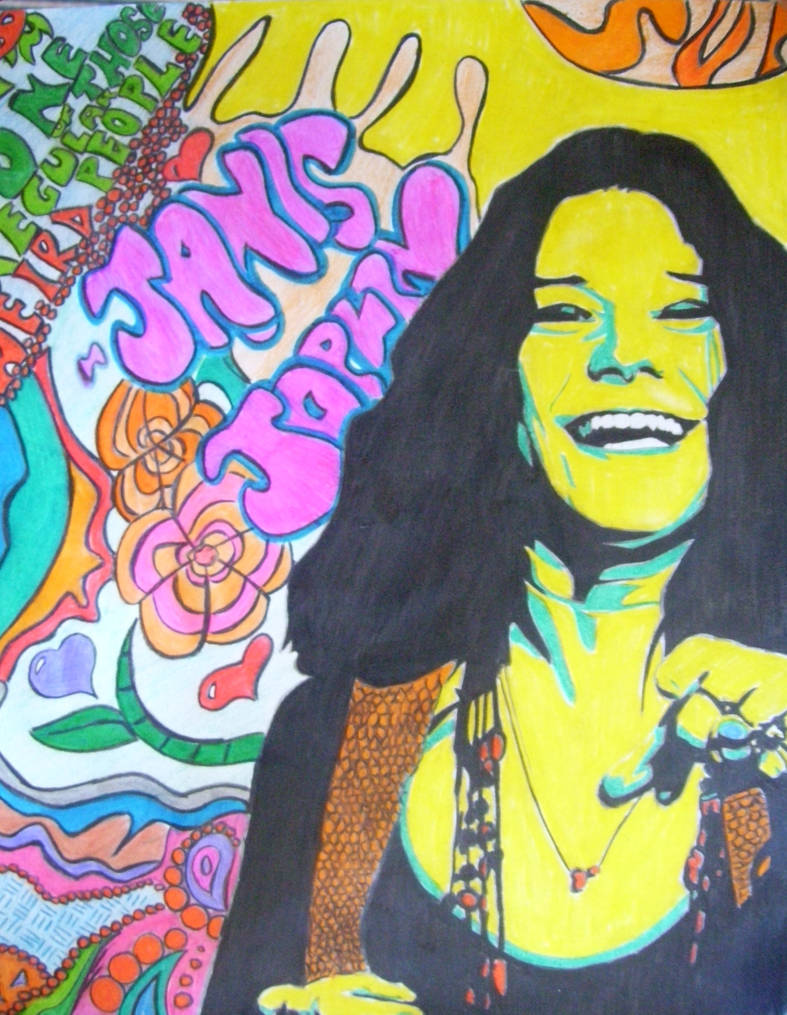 787x1015 Janis Joplin Draw - Janis Joplin Drawing