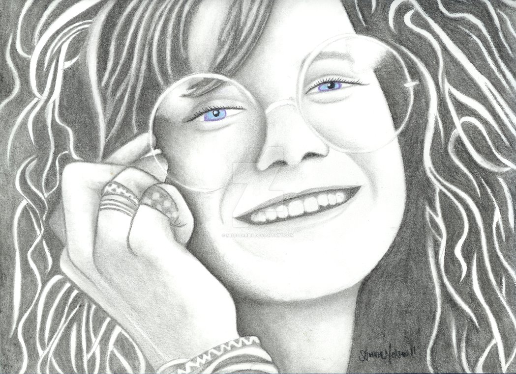 1049x762 Janis Joplin - Janis Joplin Drawing