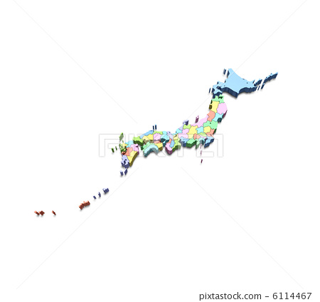 450x426 japanese map of color coding japan white map drawing - Japan Map Drawing