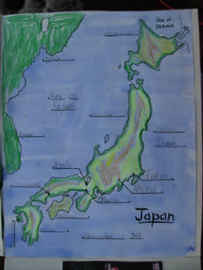 229x304 map of japan project - Japan Map Drawing