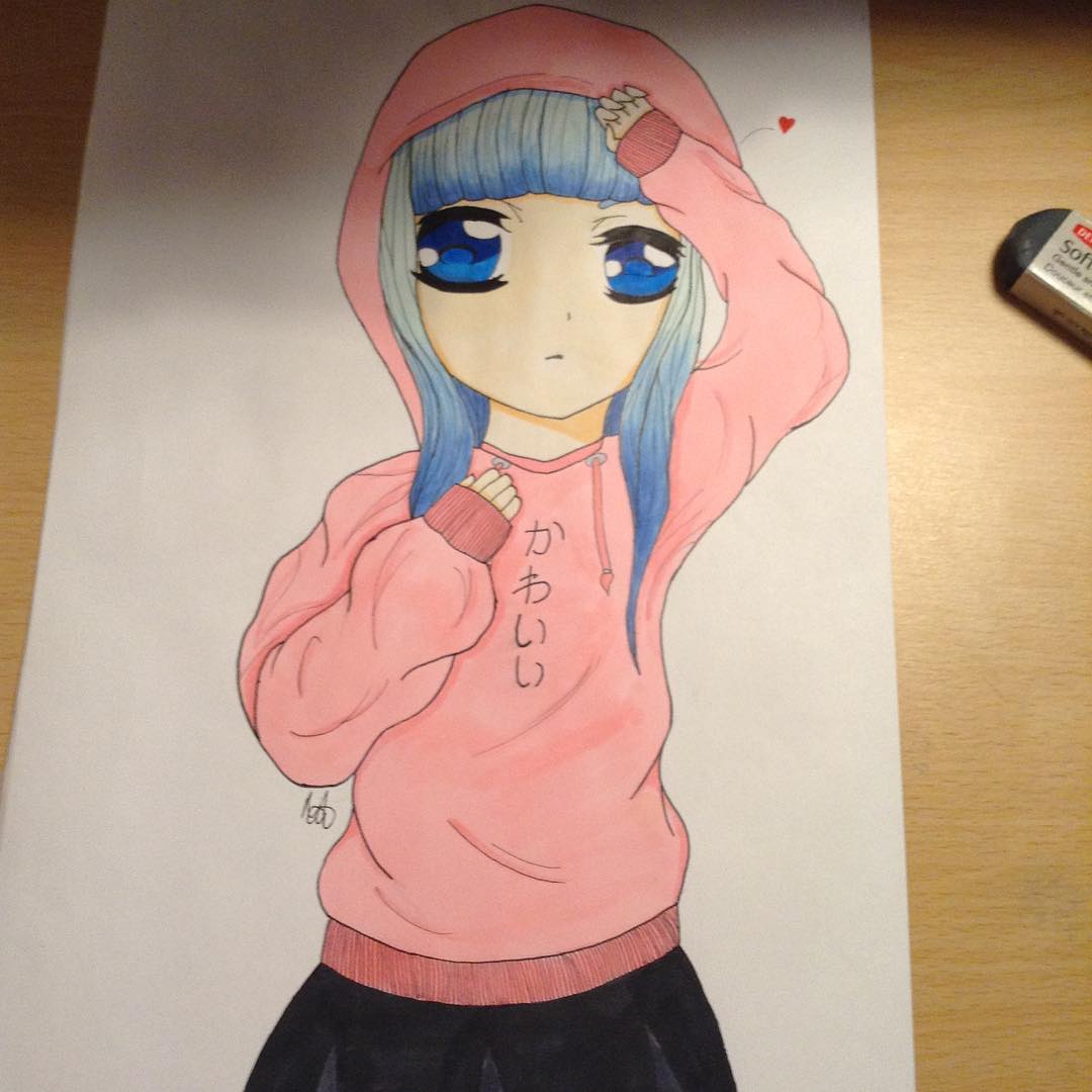 1080x1080 homemade arts and crafts japanese anime drawings - Japanese Anime Drawings