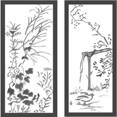 414x413 Japanese Drawings - Japanese Art Drawings