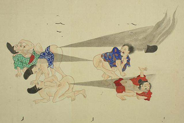 640x430 Amazing Images Of Classic Japanese Fart Battles Mental Floss - Japanese Art Drawings