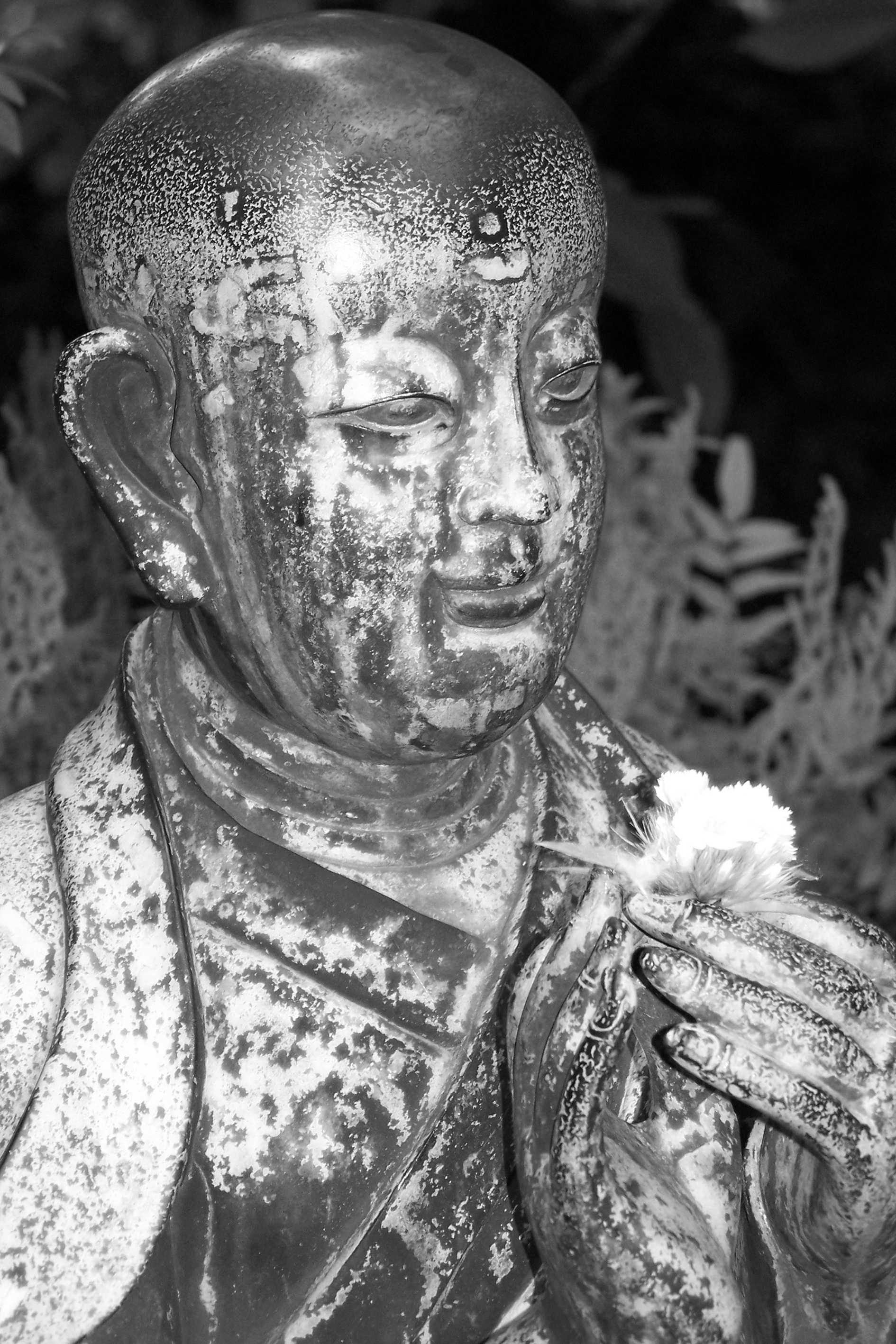 1890x2835 Free Images Black And White, Monument, Asian, Statue, Portrait - Japanese Buddha Drawing