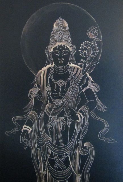 433x640 Japanese Book Tattoo Buddha Buddhism Drawing Flash Out Of Print - Japanese Buddha Drawing