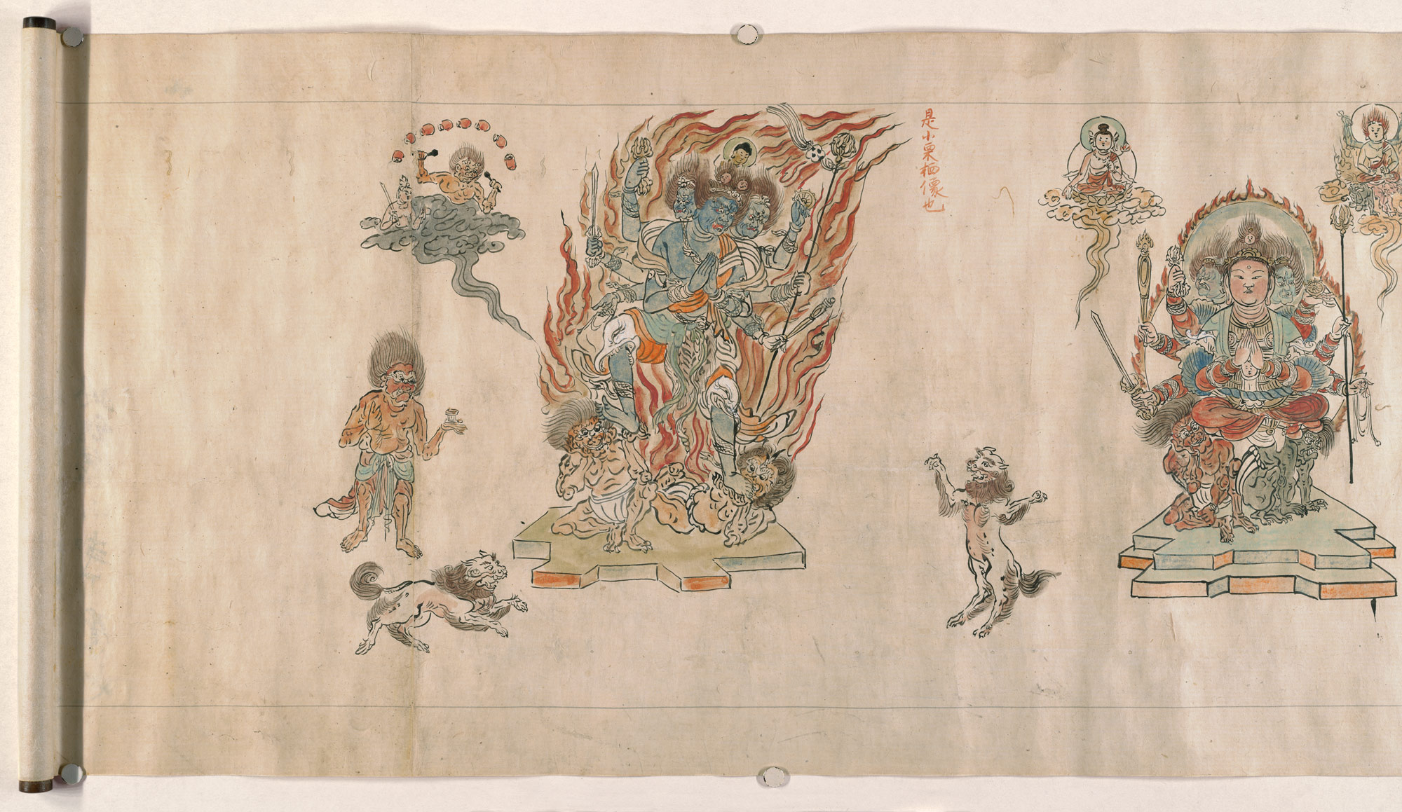 2000x1159 Kings Of Brightness In Japanese Esoteric Buddhist Art Essay - Japanese Buddha Drawing