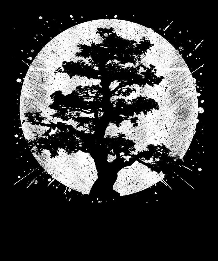 750x900 Meditative Japanese Buddha Tree Drawing - Japanese Buddha Drawing