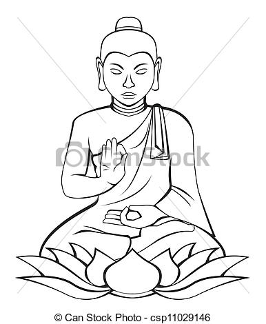 386x470 Vector Buddha Drawings Images - Japanese Buddha Drawing
