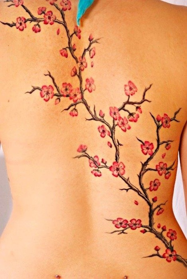 Cherry Blossom Tattoo Designs That Will Reveal Your Elegant - Japanese Cher...