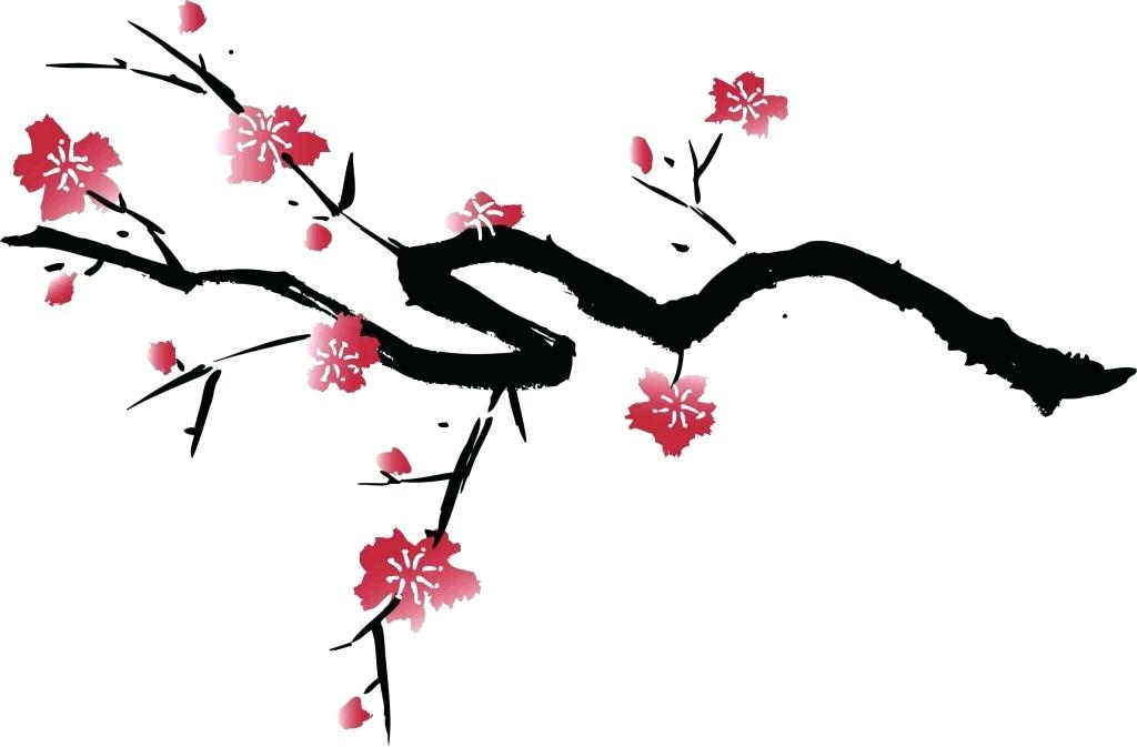 1024x673 Japanese Cherry Blossom Drawings Phone Wallpapers - Japanese Cherry Blossom Drawing