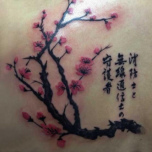 600x600 Cute Cherry Blossom Tattoo Design Ideas - Japanese Cherry Blossom Drawing