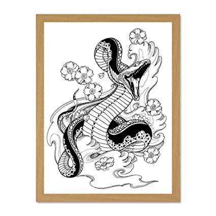 425x425 Ltd Painting Drawing Illustration - Japanese Demon Drawing