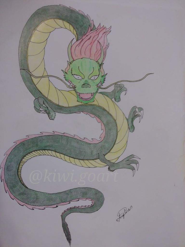 768x1024 My Drawing Of A Japanese Dragon Japan Amino - Japanese Dragon Drawing