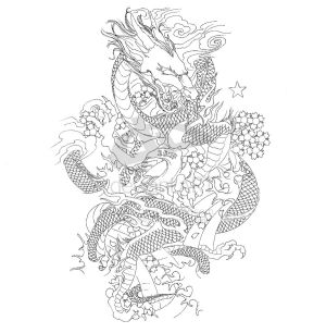 300x306 tattoo design art japanese dragon tattoo designs picture gallery - Japanese Dragon Tattoo Drawing