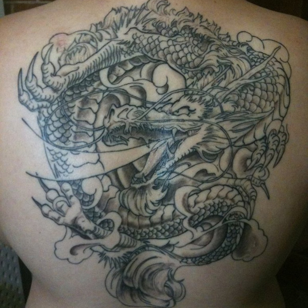 600x600 Japanese Dragon Tattoos Images - Japanese Dragon Tattoo Drawing
