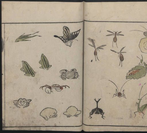 512x463 Abbreviated Drawing Styles For Birds And Animals Ryakuga - Japanese Drawing Styles