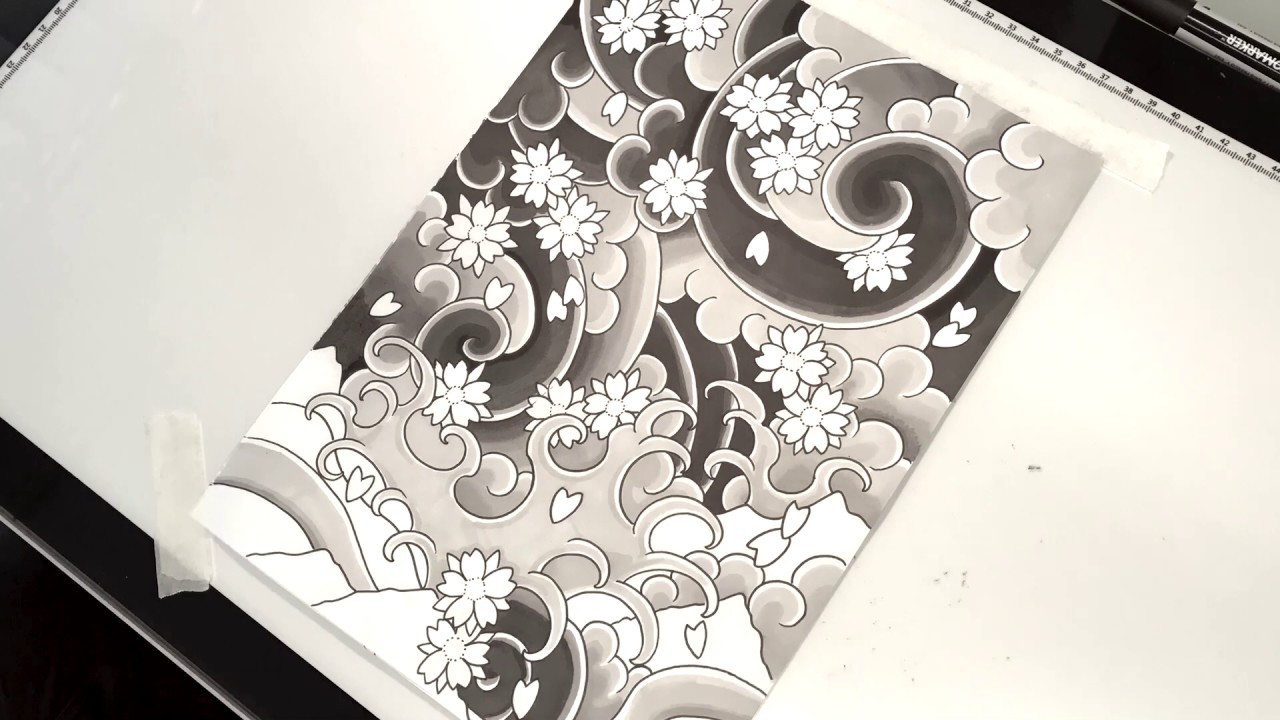 1280x720 Drawing In Japanese Tattoo Style - Japanese Drawing Styles