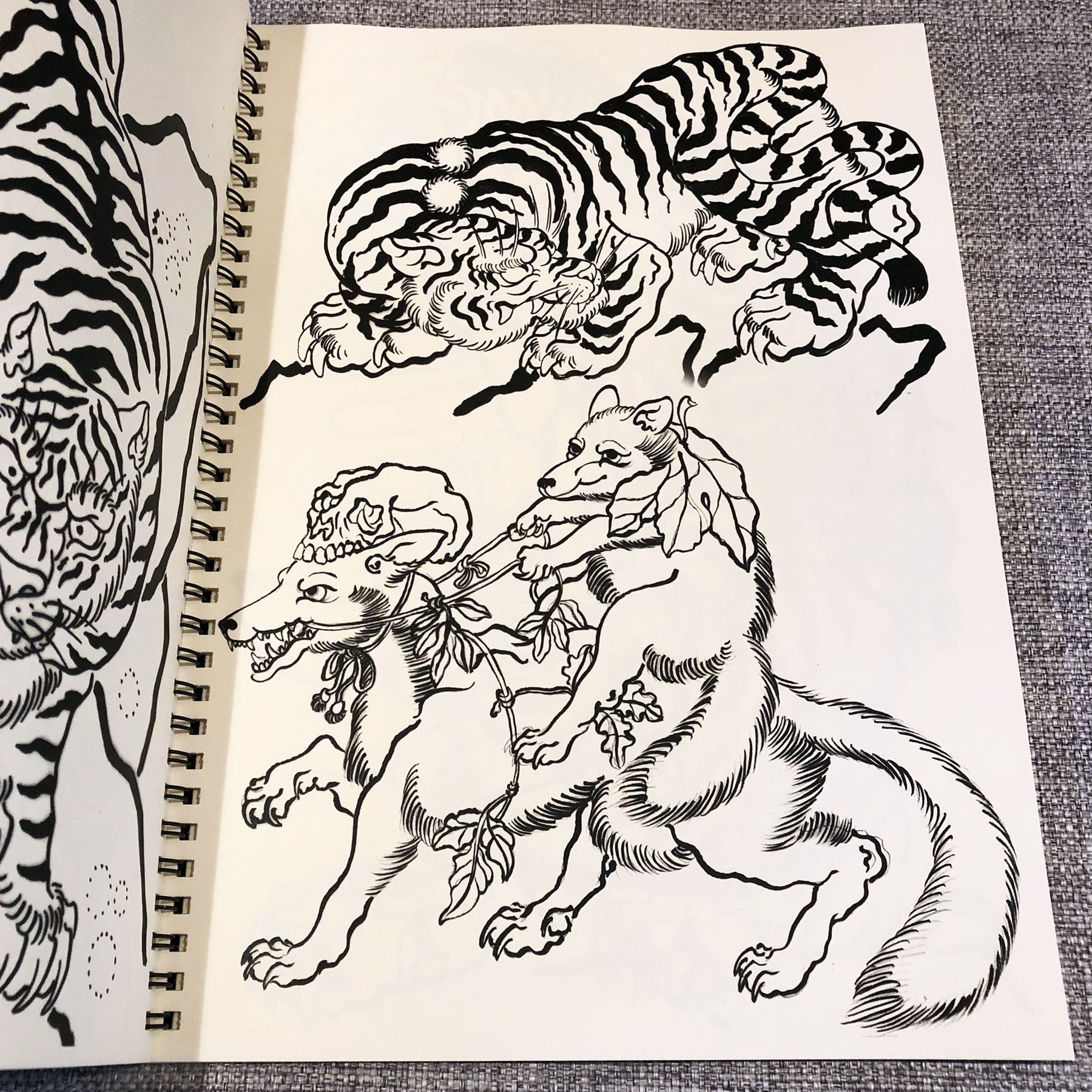 1800x1800 Hohsenbori - Japanese Drawings