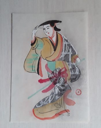 350x442 Set Of Japanese Drawings Around - Japanese Drawings