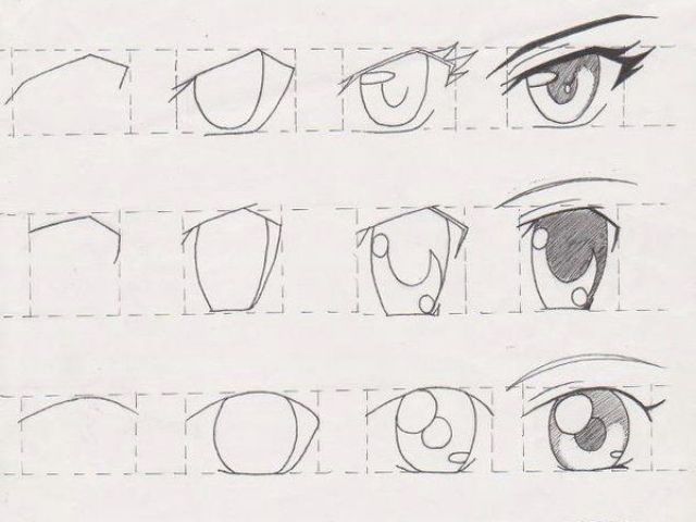 640x480 drawing japanese eyes manga tutorial female eyes - Japanese Eyes Drawing