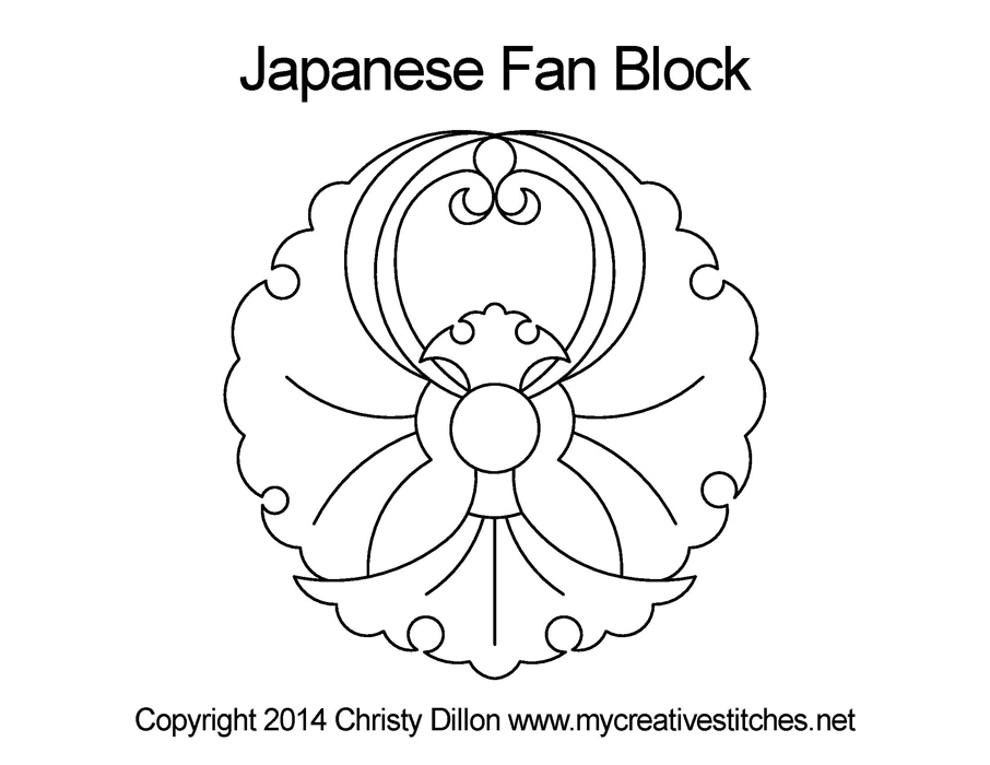 906x700 Japanese Fan Block - Japanese Fan Drawing
